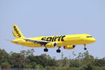 N669NK @ KRSW - Spirit Flight 8869 arrives on Runway 6 at Southwest Florida International Airport following flight from Orlando International Airport - by Suncoast Spotter