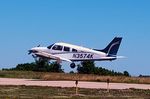 N3574K @ I75 - Taking off from I75 - by Floyd Taber