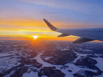 SE-ROT - Beautiful sunrise as we leave Arlanda, on our way to Düsseldorf - by Micha Lueck
