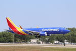 N8740A @ KRSW - Southwest Flight 4064 arrives on Runway 6 at Southwest Florida International Airport following flight from St Louis-Lambert International Airport - by Suncoast Spotter