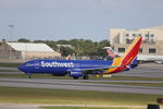 N8507C @ KPNS - Southwest Flight 670 departs Runway 17 at Pensacola International Airport enroute to Nashville International Airport - by Suncoast Spotter