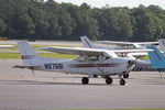 N97681 @ KPNS - SkyWarrior Skyhawk N97681 sits on the ramp at Pensacola International Airport - by Suncoast Spotter