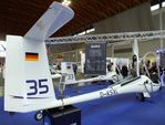 D-KSXL @ EDNY - Schleicher AS-35 Mi (wings dismounted) at AERO 2024, Friedrichshafen - by Ingo Warnecke