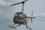 G-LINJ @ EGSH - Landing at Norwich. - by Graham Reeve