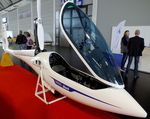 N304PN @ EDNY - HpH Sailplanes HPH 304MS Shark (wings / tailplane dismounted) at AERO 2024, Friedrichshafen - by Ingo Warnecke