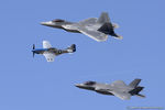 15-5203 @ KLAL - USAF Heritage flight P-51, F-22 and F-35