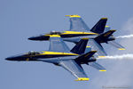 165534 @ KLAL - F/A-18E Super Hornet 165534 C/N 1509 from Blue Angels Demo Team  NAS Pensacola, FL