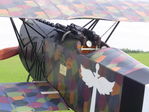 SE-XVO @ EGBK - Swedish Replica Fokker D. VII on the flightline at Sywell Airshow 2024 - by Chris Holtby