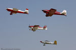 N3143W @ KLAL - RV airplanes taking off for large formation flight over Oshkosh grounds