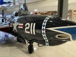 128109 @ KNPA - An US Navy F9F Cougar sits on display at the National Naval Aviation Museum - by Suncoast Spotter