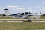 N7134N @ KOSH - Beech E33 Bonanza  C/N CD-1138, N7134N