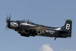 N23827 @ KOSH - Douglas AD-4 Skyraider  C/N 123827, N23827 - by Dariusz Jezewski www.FotoDj.com