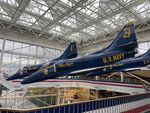 155033 @ KNPA - An US Navy Blue Angels A-4 Skyhawk on display at the National Naval Aviation Museum