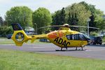 D-HLDM @ EDKB - Eurocopter EC135P2 EMS-helicopter of ADAC Luftrettung at Bonn-Hangelar airfield '2405