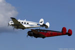 N18RY @ KOSH - Matt Younking with another Beech 18 in formation flying - Beech E18S  C/N BA-325, N18RY - by Dariusz Jezewski www.FotoDj.com