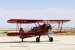 N63529 @ KEDW - Vicky Benzing in Boeing A75N1 (PT-17) Stearman  C/N 75-338, N63529