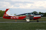 N74701 @ KOSH - Mooney M20B Mark 21  C/N 1899, N74701