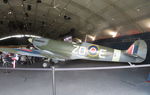 G-AVDJ @ EGBK - In the Spitfire blister hangar at Sywell Aerodrome - by Chris Holtby