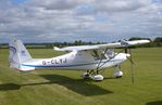 G-CLYJ @ EGTH - Parked at Old Warden Airfield ready for the Festival of Flight Airshow 2025 - by Chris Holtby