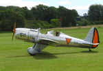 N7779 @ EGTH - Taxiing at Old Warden, Shuttleworth collection resident ready for the Festival of Flight Airshow 2024 - by Chris Holtby