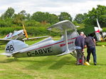 G-ABVE @ EGTH - Arrow Active 2 visiting Old Warden for the Festival of Flight Airshow 2024 - by Chris Holtby