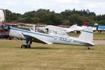 G-AMUF @ EGLM - G-AMUF 1952 DHC1 Chipmunk T21 White Waltham 11.07.24 (1) - by PhilR