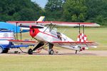 G-CDRU @ EGLM - G-CDRU 1946 CASA 1-131E Srs 2000 Jungmann White Waltham 11.07.24 - by PhilR