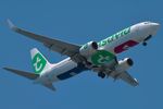F-HTVE @ LTAI - Transavia France B738 floating in - by FerryPNL