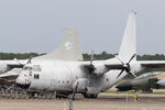 149798 @ KNPA - An US Marine Corps KC-130 Hercules sits on the restoration line at the National Naval Aviation Museum - by Suncoast Spotter