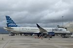 N3189J @ KRSW - JetBlue Flight 1530 sits at gate D6 at Southwest Florida International Airport preparing for flight to John F Kennedy International Airport - by Suncoast Spotter