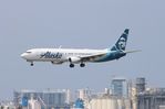 N494AS @ KFLL - FLL spotting zx  Alaska 737-900 SAN-FLL - by Florida Metal