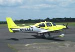 N666AJ @ EDKB - Cirrus SR22 GTS Carbon at Bonn-Hangelar airfield '2405 - by Ingo Warnecke