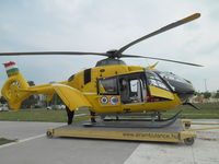 HA-ECG - Légiment? Nonprofit Kft's former EC-135 at Balatonfüred heliport. - by László Tamás