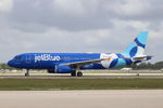 N768JB @ KRSW - JetBlue Flight 265 taxis to the gate at Southwest Florida International Airport following flight from Boston Logan International Airport - by Suncoast Spotter