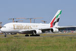 A6-EVG @ LOWW - Rolling for departure from runway 29 - by Hotshot