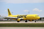 N659NK @ KRSW - Spirit Flight 763 taxis to the gate at Southwest Florida International Airport following flight from Chicago-O’Hare International Airport - by Suncoast Spotter