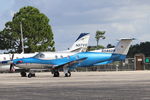 N586DR @ KRSW - Pilatus 586DR sits on the Private Sky ramp at Southwest Florida International Airport - by Suncoast Spotter