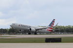 N341TR @ KRSW - American Flight 1929 departs Runway 24 at Southwest Florida International Airport enroute to Chicago-O’hare International Airport - by Suncoast Spotter