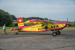 HB-FAN @ LSPL - The present owners were able to get the registration of the original Yeti which was damaged on Dambusch-pass/Nepal.
This a/c is now representing the first Pilatus Porter prototype. - by sparrow9
