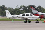 N677MD @ KFMY - Cirrus N677MD sits on the Base Ops ramp at Page Field - by Suncoast Spotter