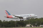 N9023N @ KRSW - American Flight 2019 arrives at Southwest Florida International Airport following flight from Reagan National Airport - by Suncoast Spotter