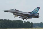 J-197 @ EHVK - Special paint for 45 years  F-16 in active service. - by Sam Pets