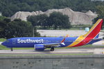 N8729H @ KTPA - Southwest Flight 1209 taxis at Tampa International Airport prior to flight to TF Green Airport - by Suncoast Spotter