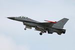 E-190 @ EGLF - E-190 1981 General Dynamics F-16A Danish Air Force FIA Farnborough 24.07.24 (2) - by PhilR