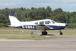 G-CMKJ @ EGLK - G-CMKJ 1984 Piper PA-28-161 Cherokee Warrior ll Blackbushe 27.07.24 (2)b - by PhilR