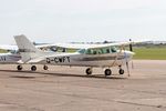 G-CWFT @ EGSU - G-CWFT 1979 Cessna 172N Skyhawk Duxford 30.07.24