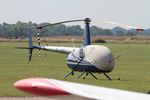 G-JANI @ EGSU - G-JANI 1994 Robinson R44 Astro Duxford 30.07.24 - by PhilR