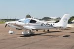 G-PHAT @ EGSU - G-PHAT 2008 Cirrus SR20 Duxford 30.07.24 - by PhilR