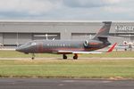 LX-EVM @ EGLF - LX-EVM 2008 Dassault Falcon 2000LX FIA Farnborough 24.07.24 (2) - by PhilR
