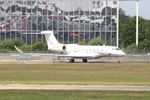 N650AN @ EGLF - N650AN 2016 Gulfstream G-VI (G650ER) FIA Farnborough 24.07.24 - by PhilR